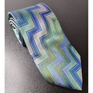 Missoni Cravatte Silk Tie Bold Geometric‎ Pattern